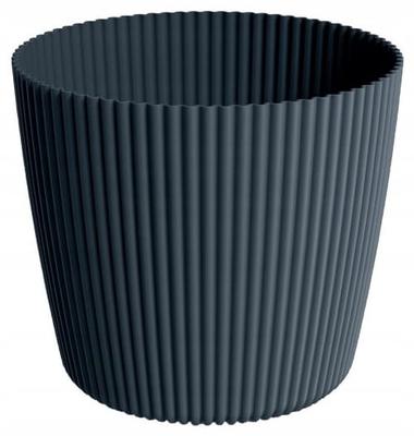 Anthracite Flowerpot 146x129cm Plastic Classic Milly Round