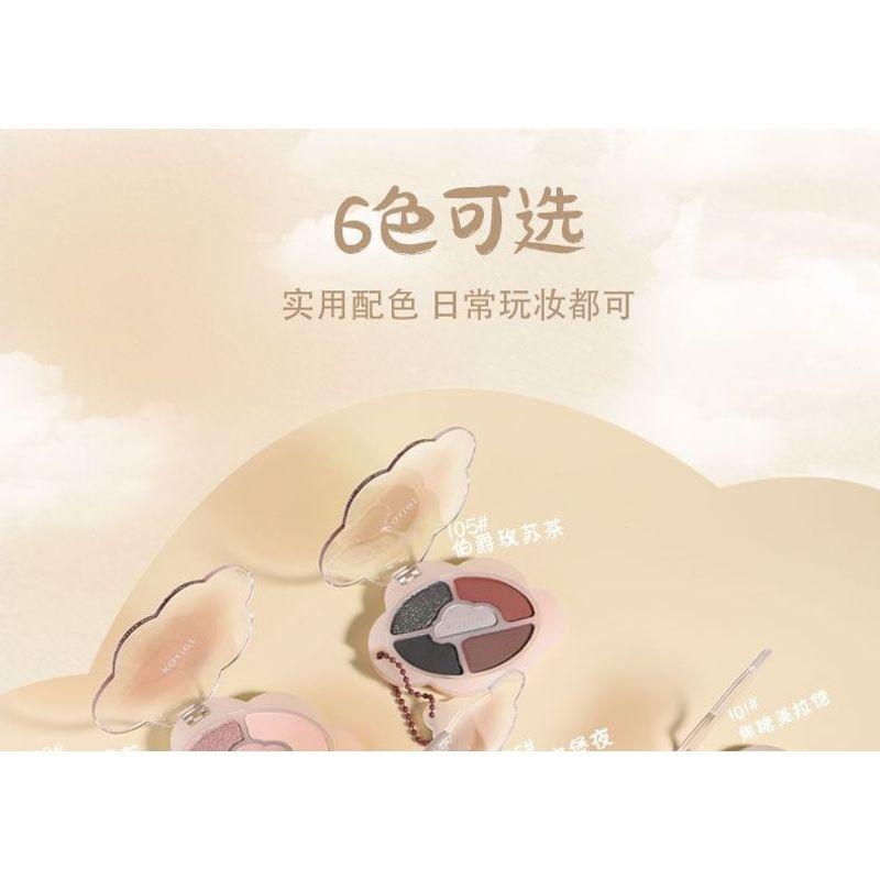Kaxier - Keychain Joy Cloud 5-Color Eyeshadow Palette - 6 Types