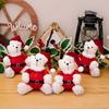 Christmas Charming Plush Bear Decoration Perfect For Holiday Kids Toys Gifts And