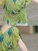 Chiffon Short-Sleeved Blouse – Mother's Summer Style for Middle-Aged Women