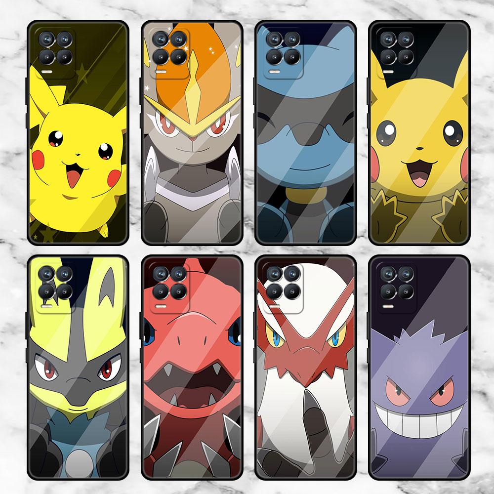 

Pokemon Case For Realme 8 C21y GT Neo 2 3 8i C21 7 C11 6 C12 C35 C3 GT 9 Pro C12 Master Funda Phone Cover