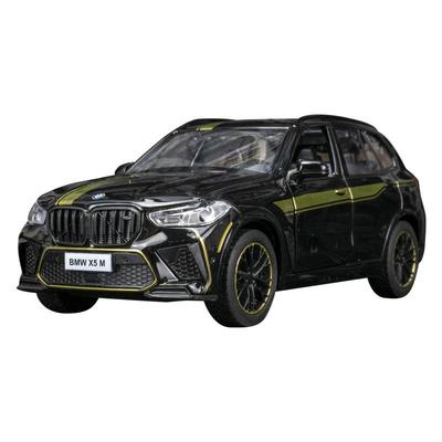 1/32 BMW X5M SUV Alloy Car Diecasts & Toy Vehicles Car Model Sound and Light Pull Back Car Toys for Kids Gifts