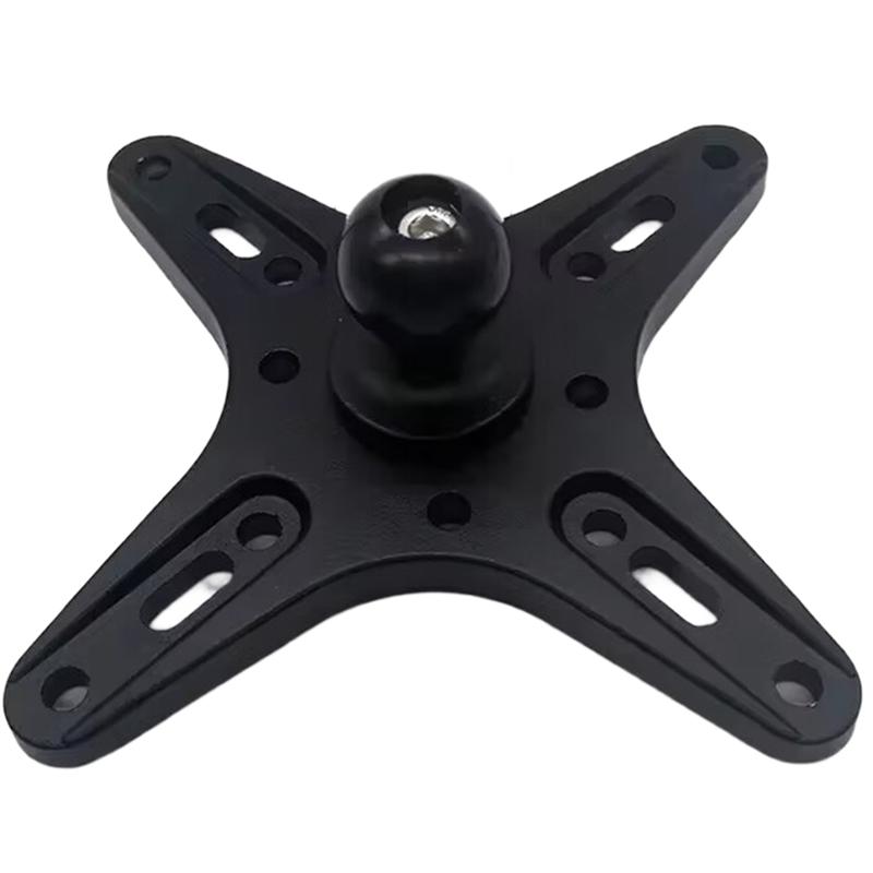 Univerzálny prenosný držiak monitora s adaptérom, doska s guľovou hlavou 1"/1,5" pre 100x100mm 75x75mm, Montáž na nástenné rameno