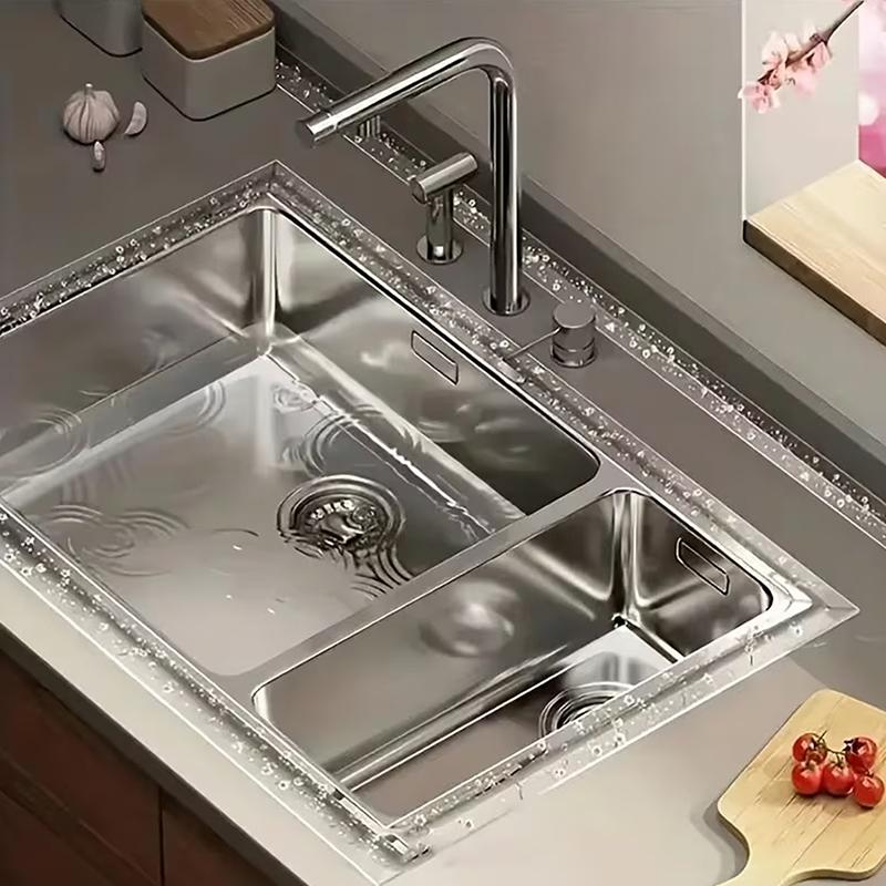 Transparent Printed Anti-Mildew And Waterproof Tape, For Sealing Gaps In Kitchen Stoves, Bathroom Toilets, And Wall Corners
