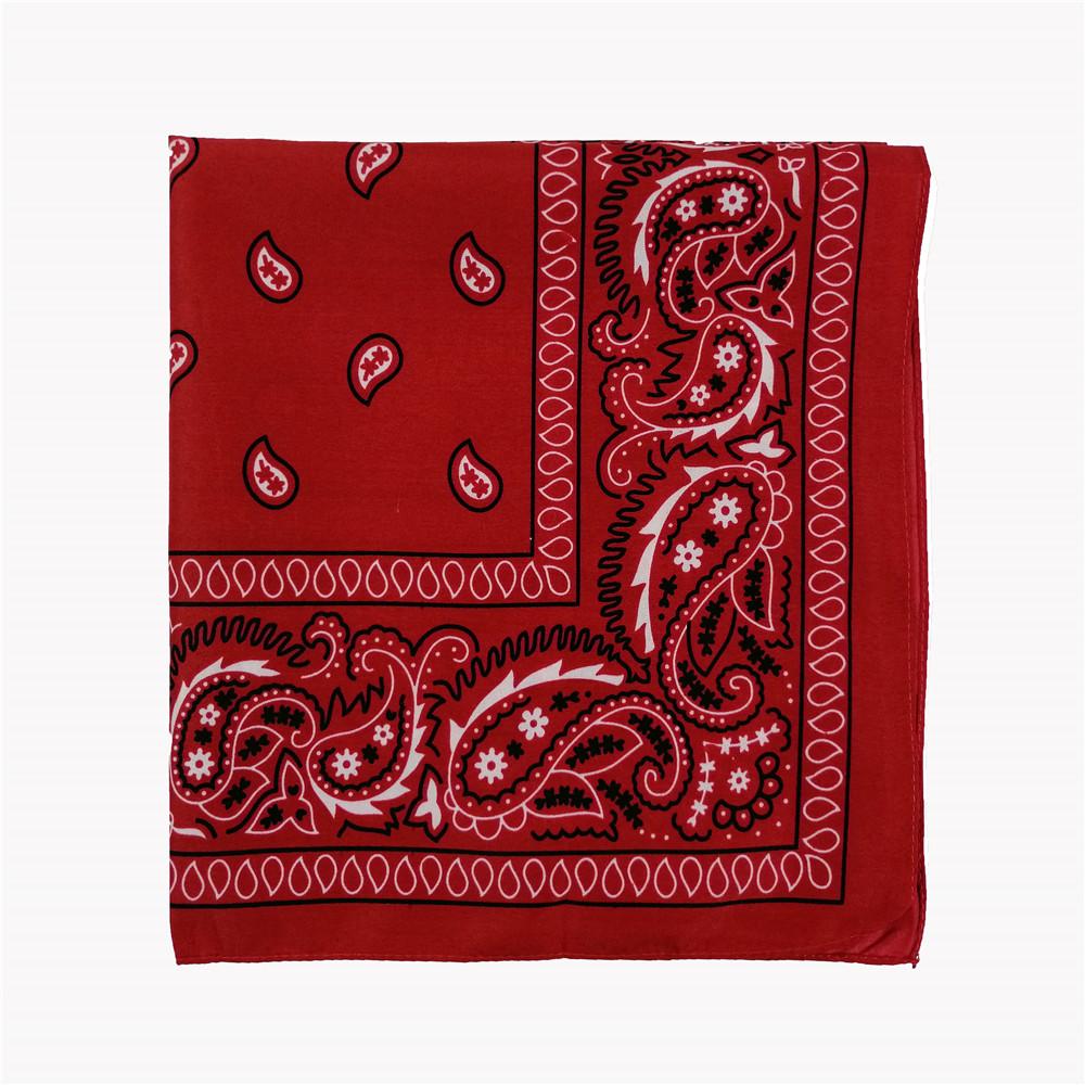 China Factory Custom Printed Bandana With Logo Double Sided Pattern Square Headwear for Election Campaign Event Giveaways
