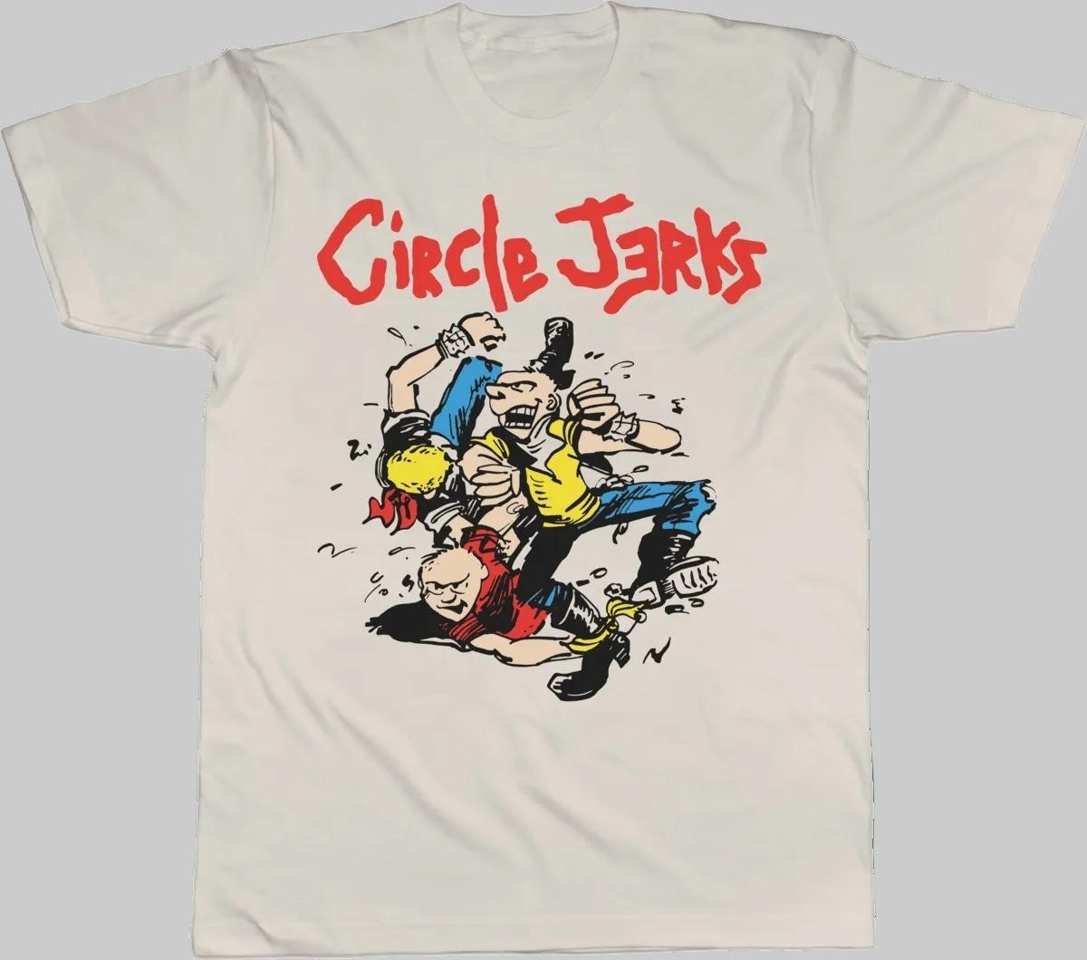 Inspired Circle Jerks Band Rock Music White Shirt S to 5XL SN891 S