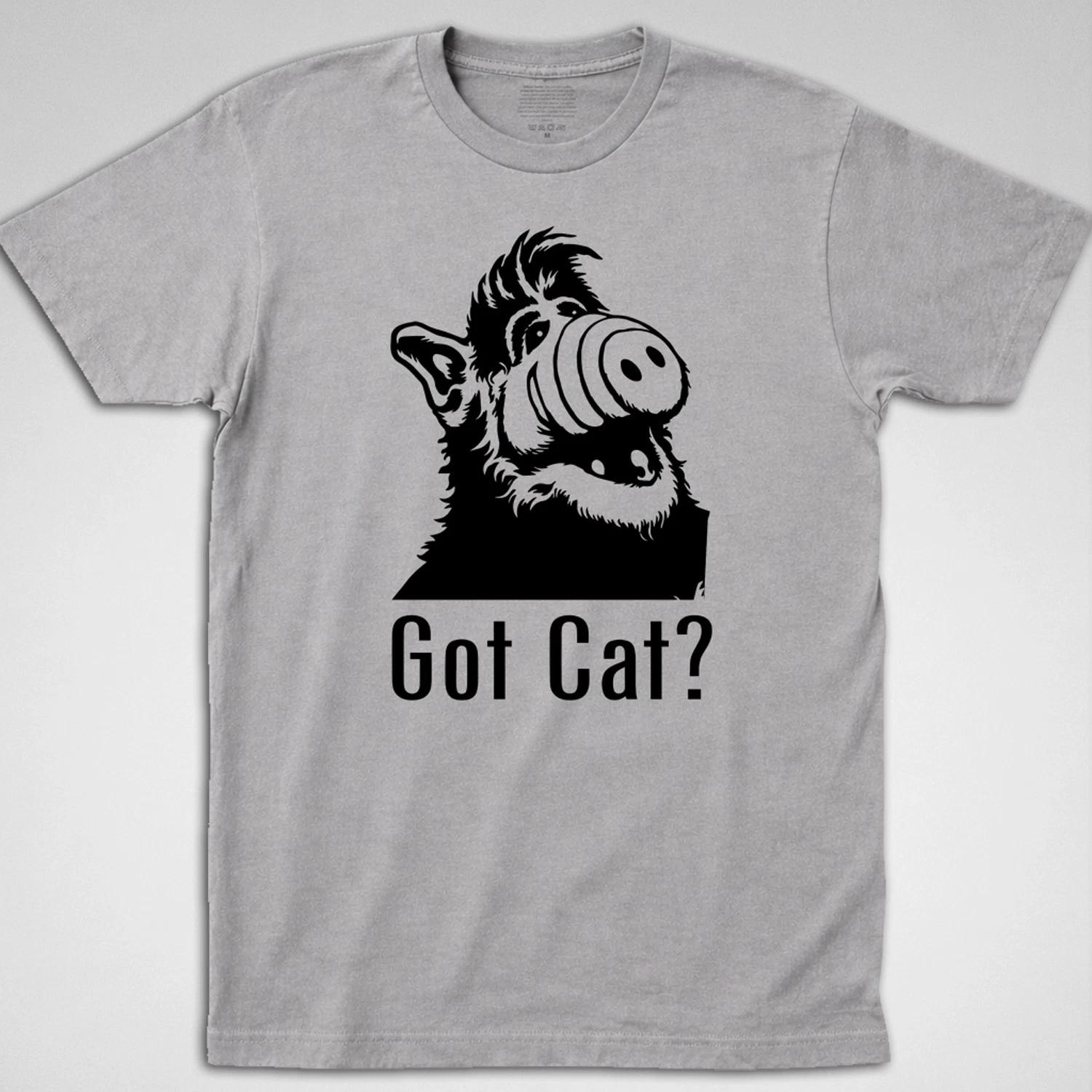Alf got cat? T-Shirt 80s sitcom tv alien melmac fish feline funny retro vintage XL