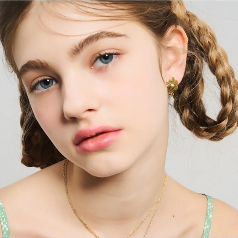 Dana Burton Laura Blossom Tinted Flower Earrings