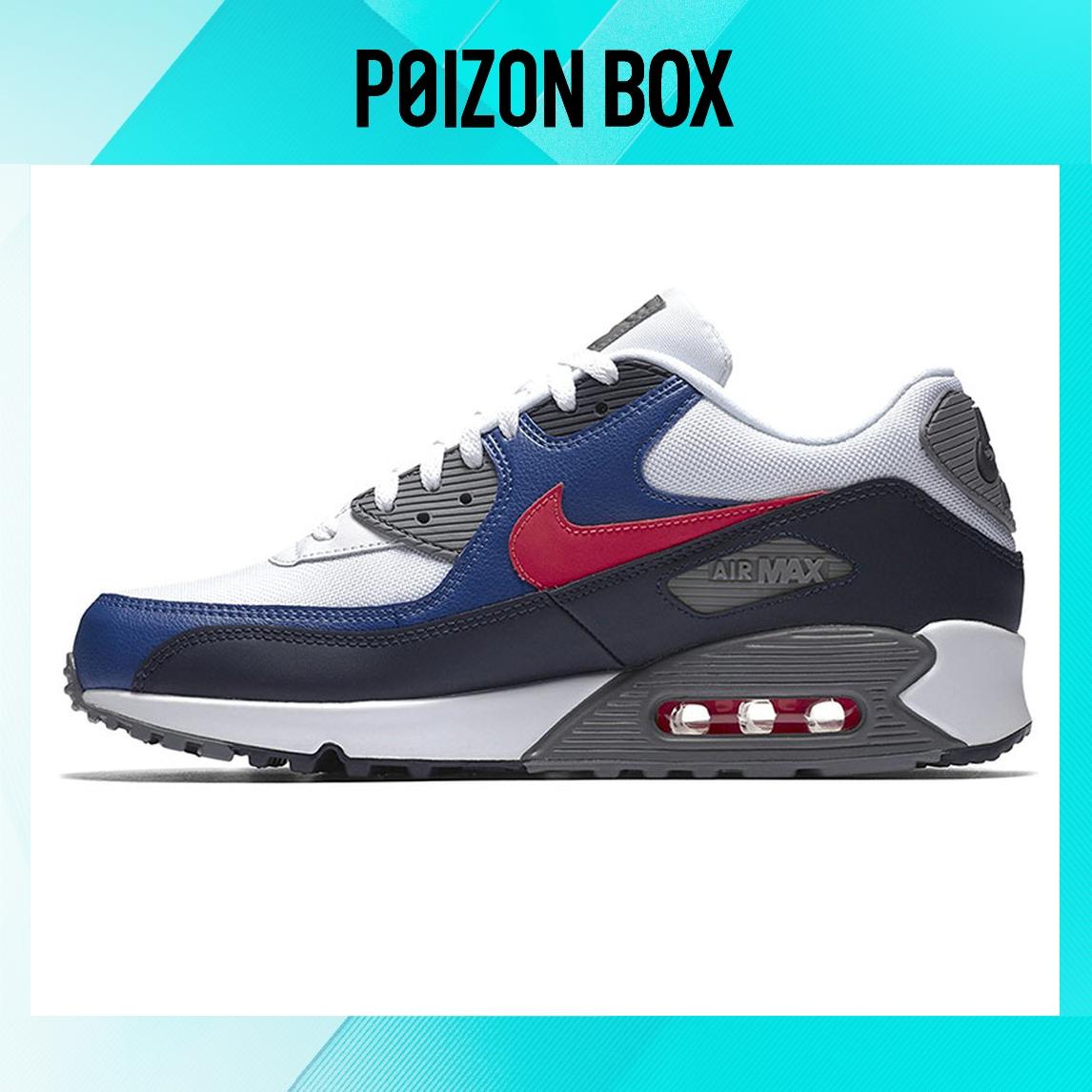 

кроссовки Nike Air Max 90 Essential White Solar Red Obsidian 537384-135