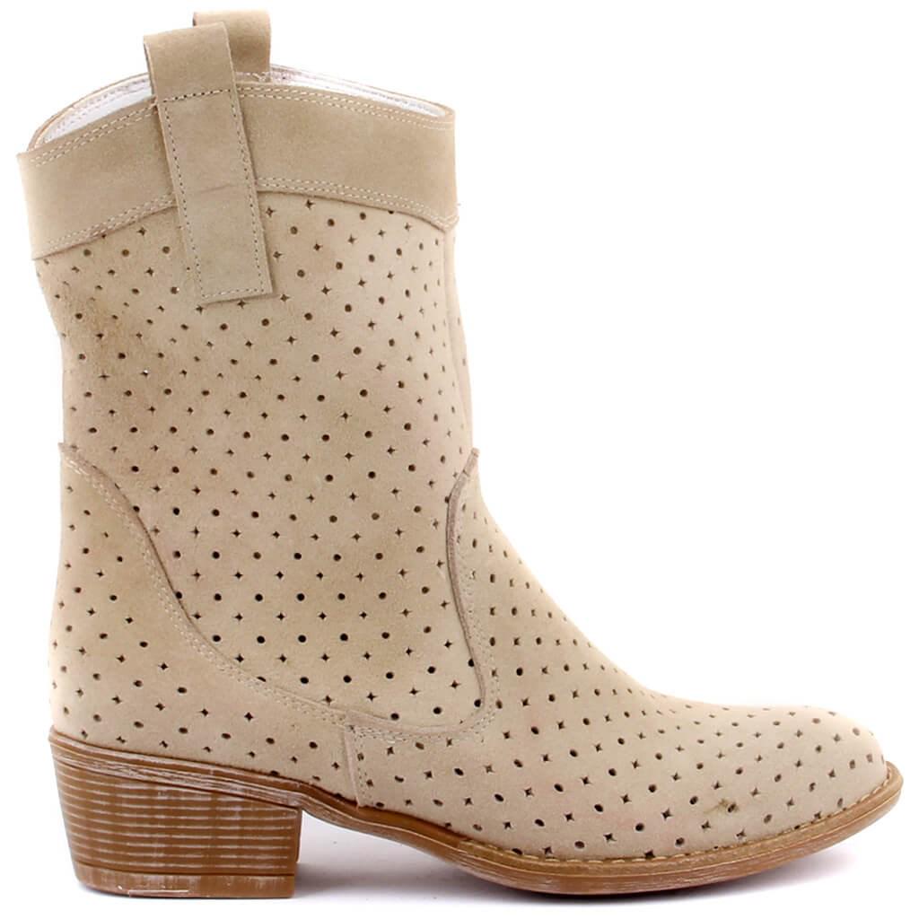 

Sail Lakers - Женские летние ботинки из нубука без молнии Off White