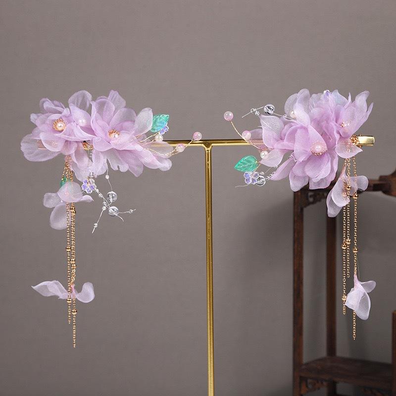 

Заколки для волос в виде цветка, вилки, китайские аксессуары для волос ханьфу для женщин, вилка-шпилька ручной работы, винтажные свадебные украшения для волос в стиле ретро, короны для девочек и женщин