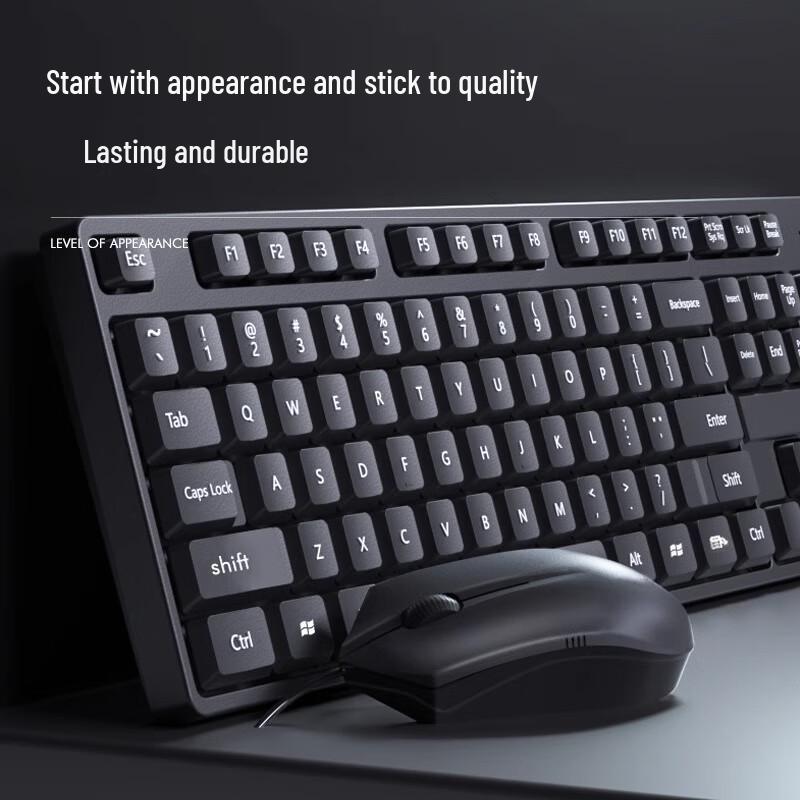 Youshi Wired Office Keyboard and Mouse Set