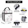 Kitten Maries Cat Insulated Lunch Bags Thermal Bag Reusable,Meal Container Leakproof Lunch Box Tote Food Handbags School  Picnic