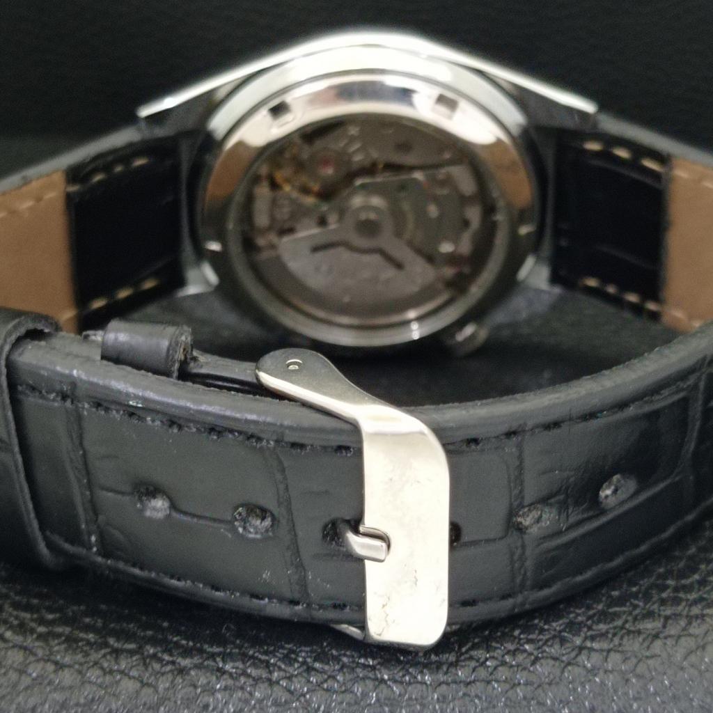 JAPAN VINTAGE SEIKO 5 AUTOMATIC REFURBISHED MENS GREY COLOR DIAL WATCH A440456-4 Sk-a440456