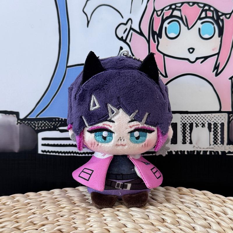 10cm Nieuwe Game Sleutelhanger Cosplay Rugzak Decor Speelgoed Pluche Pop Valorant Clove Sage Jett Valoran Katoenen Hanger Cadeau Pluche Beestjes 10cm