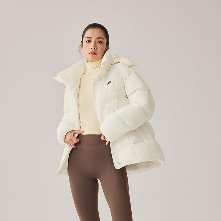 Skechers Windproof Waterproof Oil Resistant Warm Durable Comfortable Short Duck Down Jacket Women outerwear P425W134-0074