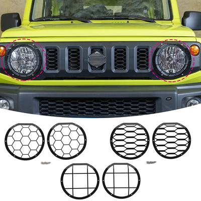 Car Front Headlight Cover Trim Head Lampshade Guard  Decoration Stickers for Suzuki Jimny 2019 2020 2021 2022 2023 Exterior Accessories