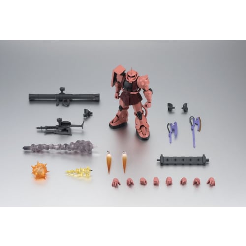 TAMASHII NATIONS ROBOT SPIRITS Mobile Suit Gundam SIDE MS MS-06S Char's Zaku Ver. A.N.I.M.E. (Rerelease Edition) Approx. 125mm PVC & ABS Painted Mova