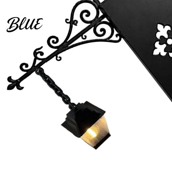 Portable Bookshelf Accent Light 3D Printed Ghost Light Warm LED Library Lamp with Vintage Street Decorative Bookcase Lighting Silhouette Book