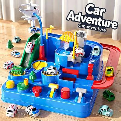 Kids’ Adventure Track Gift Set: 4 Toy Cars – Ideal Birthday & Holiday Present for Young Explorers