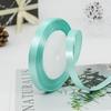 Factory Wholesale 1.5 Inches Single Sided Pastel Satin Ribbon Decorative Polyester Fabric Solid Logo Hair Gift Decoration