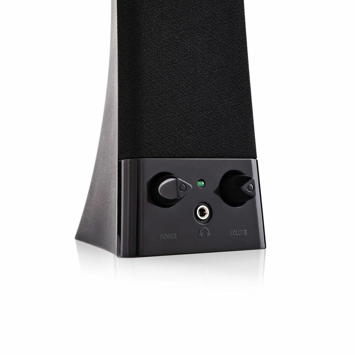 Haut-parleurs Stéréo USB V7 SP2500 - 5W, Câble Audio 3.5 Mm - Pour PC, Bureau, Portable - 6