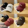 Simple Solid Color Letter Embroidery Women Summer Casual Sunshade Baseball Cap For Casual Outdoors