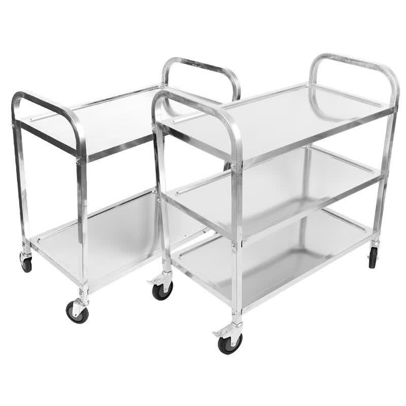 Multi-Layer Stainless Steel Service Cart