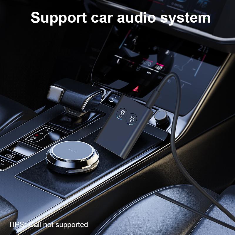 2 In 1 aptX Bluetooth Audio Receiver Transmitter aptX-Adaptive AD/HD/LL AAC 3.5MM AUX HiFi Music Multipoint Wireless Adapter