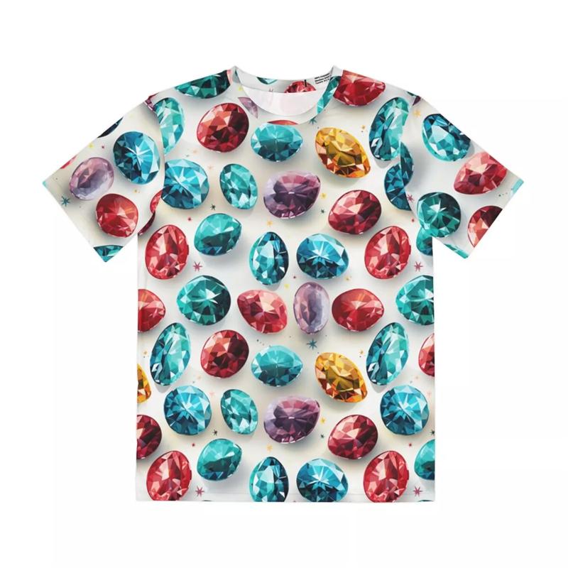 Geometry T-shirt Men 3D Print Short Sleeve Vintage Classics Tee Shirts For Men Street