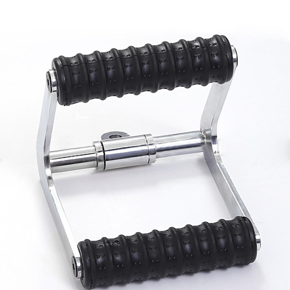 Fitness Pull Down Handle Ergonomics V Rowing Handle V Handle Double Rowing Machine Handle for Biceps Triceps Back Muscle Workout