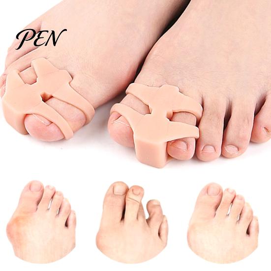 Silicone Bunion Corrector for Men Women 1 Pair Toe Separators Women, Soft SEBS Spacers Overlapping Toes Elastic Splint Walking Comfort And Hallux