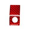For Camry 2012-14 Red Carbon Fiber Interior Glove Box Handle Cover Trim