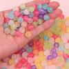 Transparent Frosted Acrylic Round Beads for DIY Jewelry and Beading