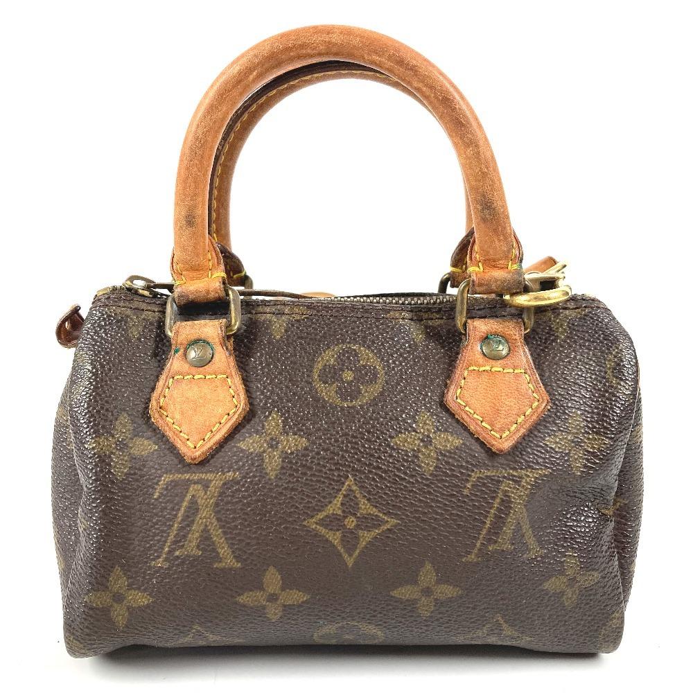 Louis Vuitton M41534 Monogram Mini Speedy 2WAY Pochette Hand Bag Shoulder Bag