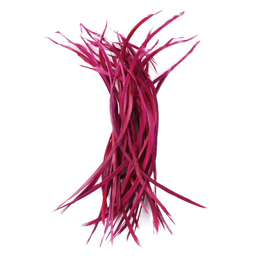 

Разноцветные гусиные биотовые перья 5-7 дюймов Материал для вязания мушек Оперение для шляпных поделок Перья для украшения Карнавальные аксессуары 20 pcs винный