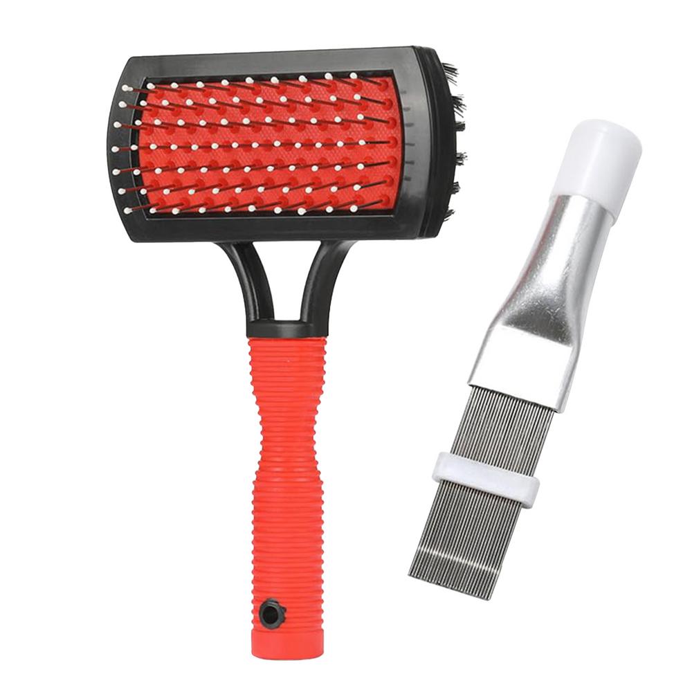 

Evaporator Coil Brush Evaporator Repair Condenser Fin Cleaning Brush For Mini Split Systems Household Men Women Home Room Vent червоний