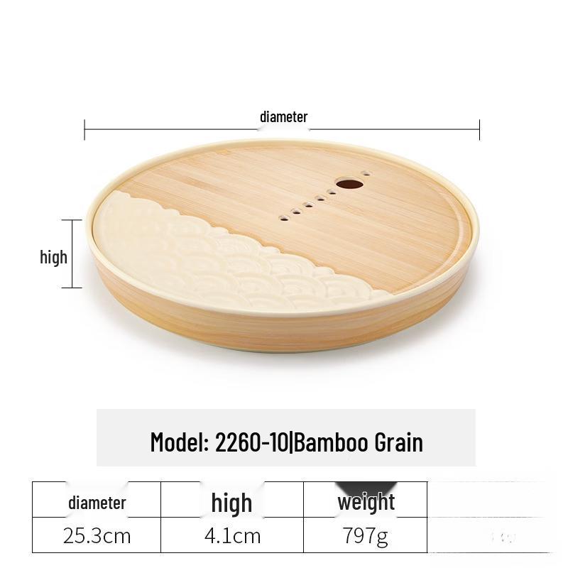 

ZISIZ Melamine Dry Ice Serving Platter