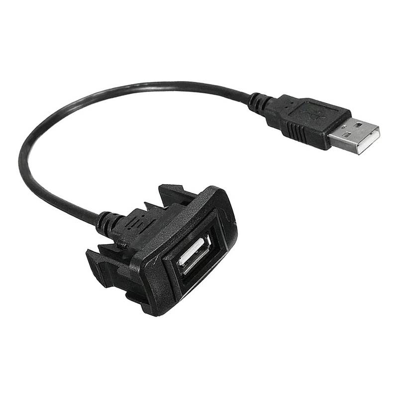 USB Port AUX Cable Adapter Cord Wire Charger Cable Fit for Toyota Corolla New