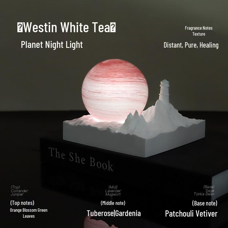 Moon Valley Aroma Diffuser: Elegant Bedroom Night Light & Fragrance Gift for Girls