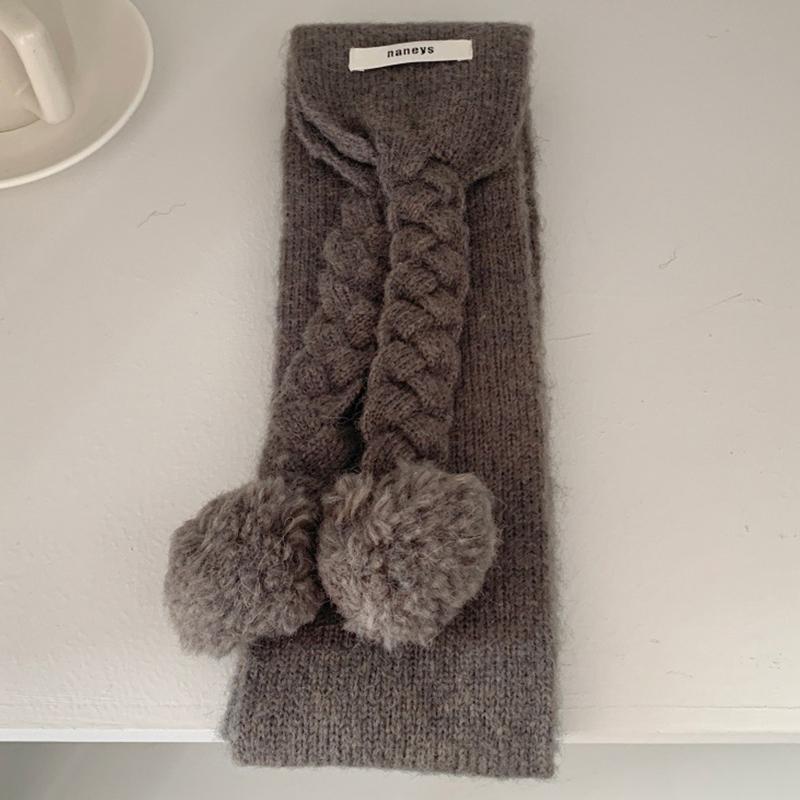 Luxury Winter Wool Scarf Women Cashmere Warm Pashmina  Neckerchief Female Shawl Wraps Thick Soft Cold-Proof Poncho Stole