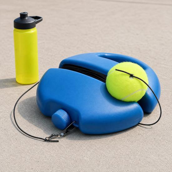 1/2Pcs Tennis Trainer with String Ball, Portable Tennis Solo Practice Rebounder, Tennis Ball Training Equipment for Beginner