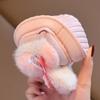 Cute Cartoon for Boys and Girls In Winter, Indoor Warmth for Home Use, Anti Slip for Children, Children's Bags with Heels, Cotton Shoes