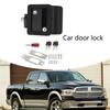 Door Lock with Paddle Deadbolt for Safety, Campers Entry Latches, Fits Most Trailers Cargo Trucks Comes with Unique Keys