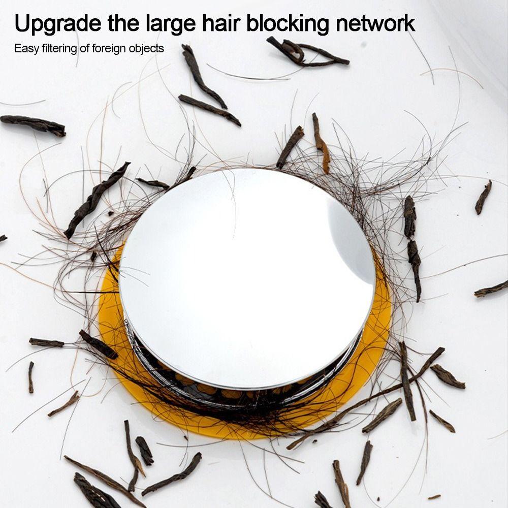 Plastic Floor Drain Filter Mesh Hair Trap Anti-clog Washbasin Bounce Core Sealing Cover Multifunctional Sink Strainer