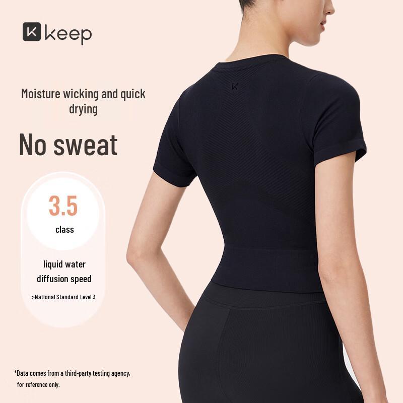 Keep Women s Quick-Dry Yoga T-Shirt L