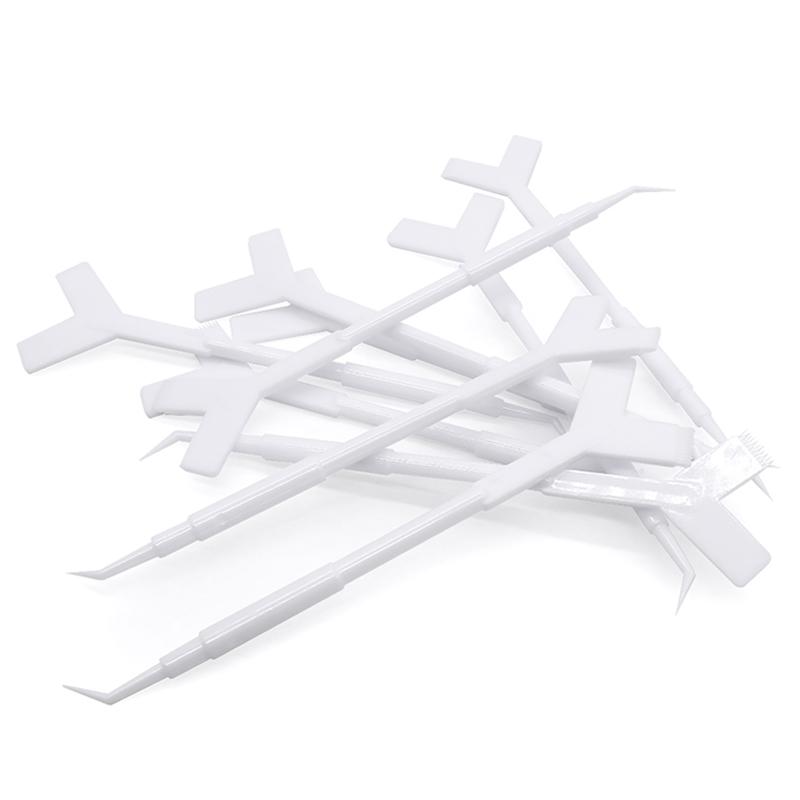 10 ks opakovane použiteľných plastových paličiek na mihalnice na predlžovanie mihalníc Tvar Y Hrebeň Lash Lifting Curler Aplikátor Štetce na make-up