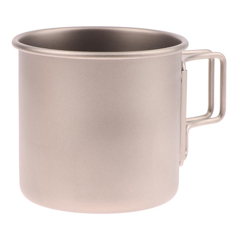 Tazza da campeggio Tazza in titanio Stoviglie da turista Utensili da picnic Attrezzatura da cucina per esterni Attrezzatura da cucina da viaggio Escursionismo