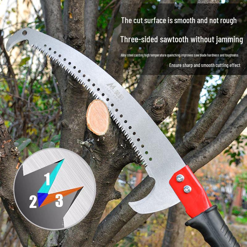 Teleskopische Astsäge für hohe Reichweite: Multifunktionales Outdoor-Werkzeug zum Schneiden von Bäumen und Ästen