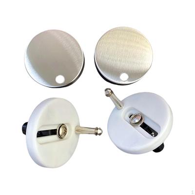 2x Toilet Seat Hinge Fixings Lid Stainless Steel for Home Replacement Bathroom